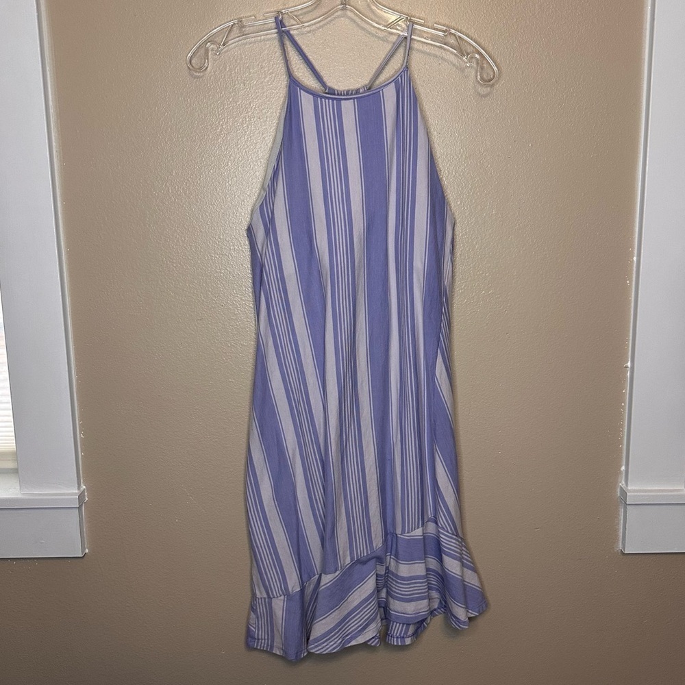 Patagonia Alpine Valley Dress Periwinkle Size Small Repair